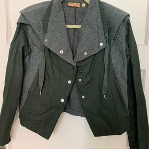 Green Princess Vera Wang Hooded Jacket